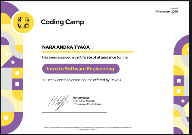 intro to software engineering