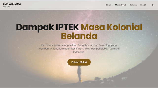 Dampak IPTEK Masa Kolonial Belanda
