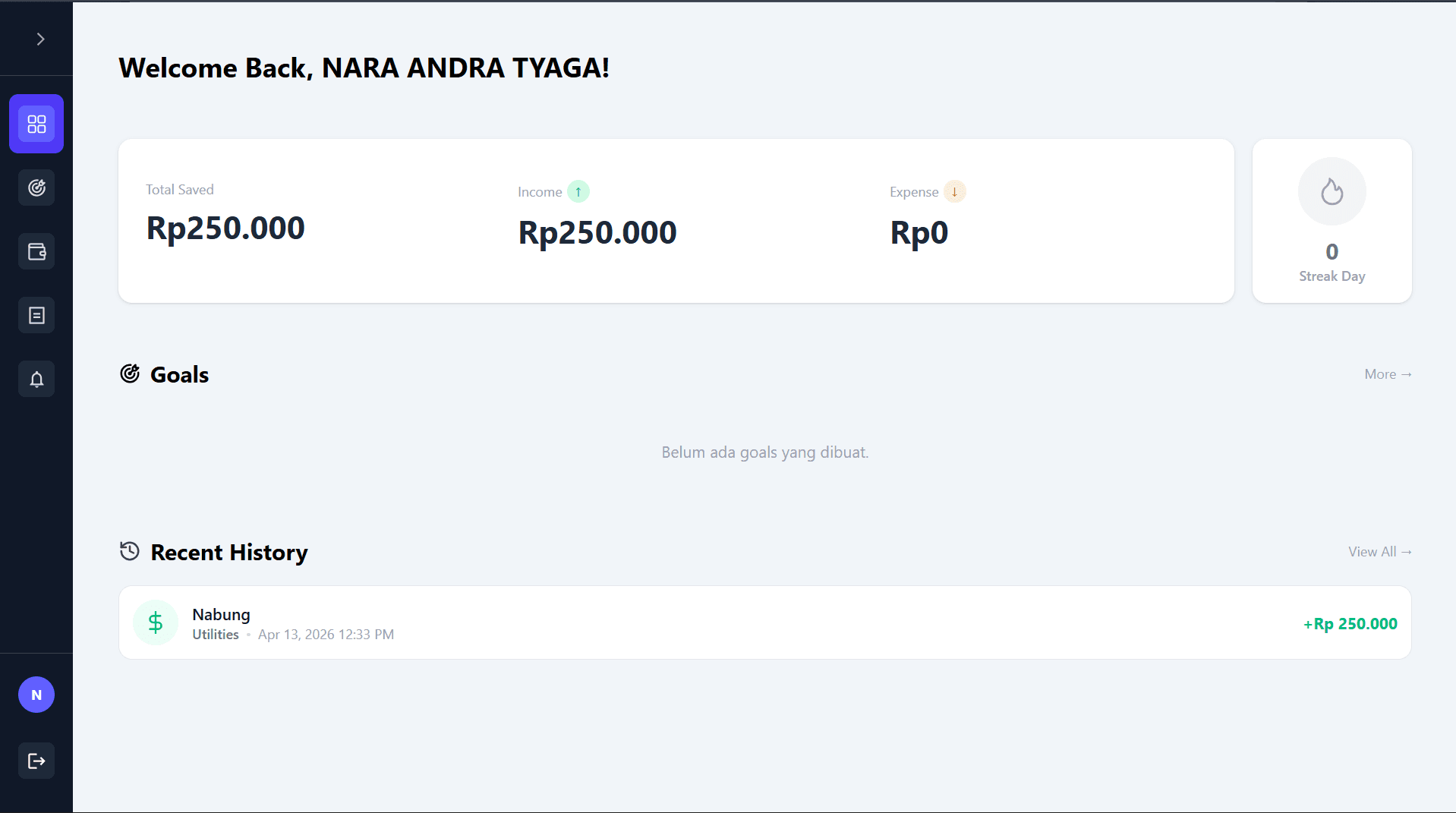 FINGO || FInancial Goals
